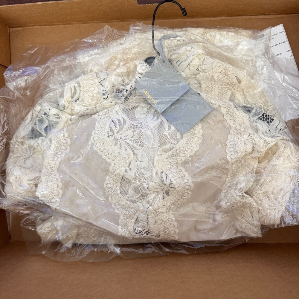 Paco Rabanne Cream Lace Maxi Dress - Picture 7 of 10